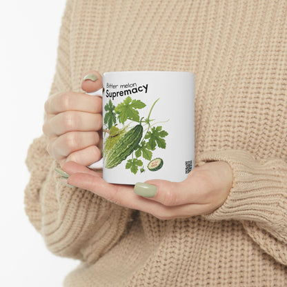 Bitter melon mug - Farm Fresh Ceramic Mug - Perfect for Coffee Lovers.