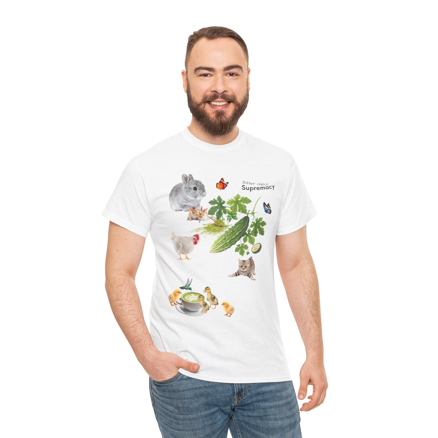 Bitter Melon Tee - The Wonders of Bitter melon Powder Unisex Heavy Cotton Shirt