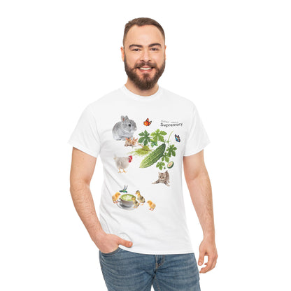Bitter Melon Tee - The Wonders of Bitter melon Powder Unisex Heavy Cotton Shirt