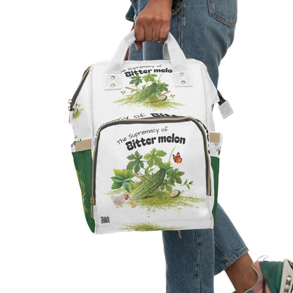 The Supremacy of Bitter melon Greenery Multifunctional Backpack
