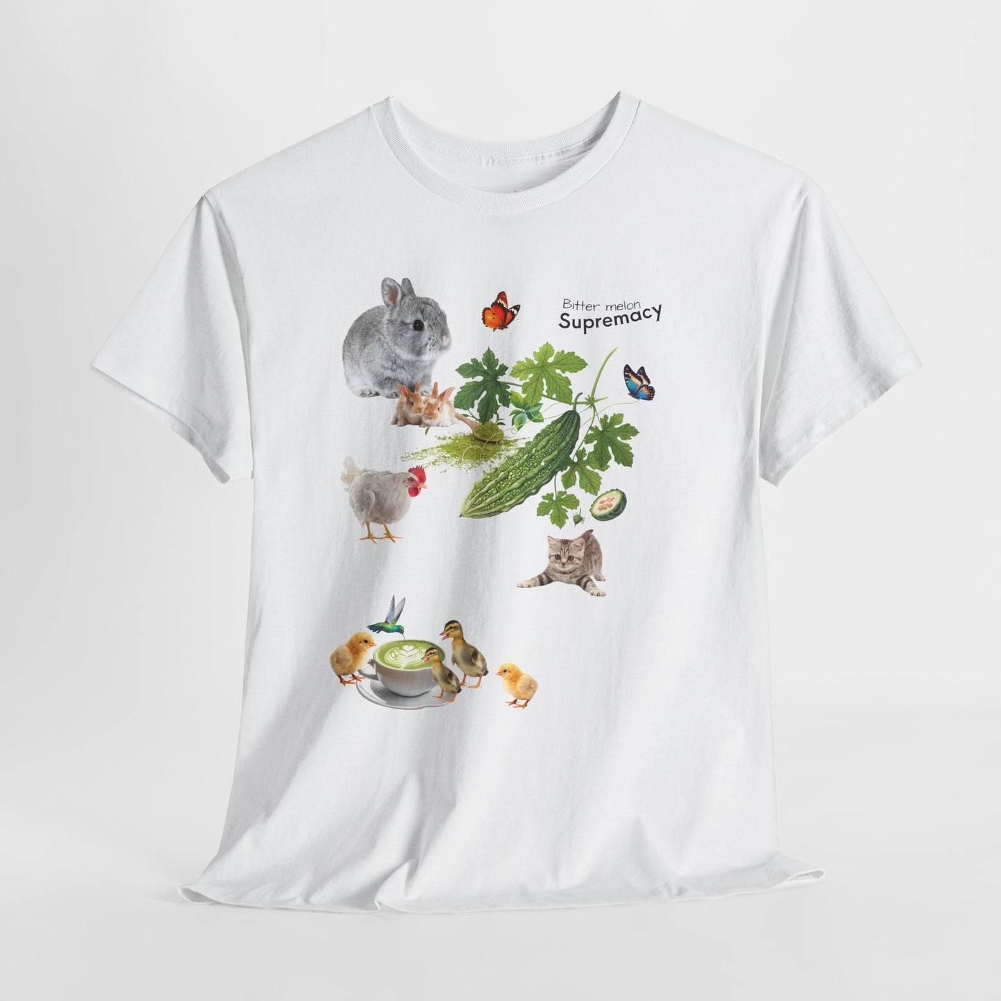 Bitter Melon Tee - The Wonders of Bitter melon Powder Unisex Heavy Cotton Shirt