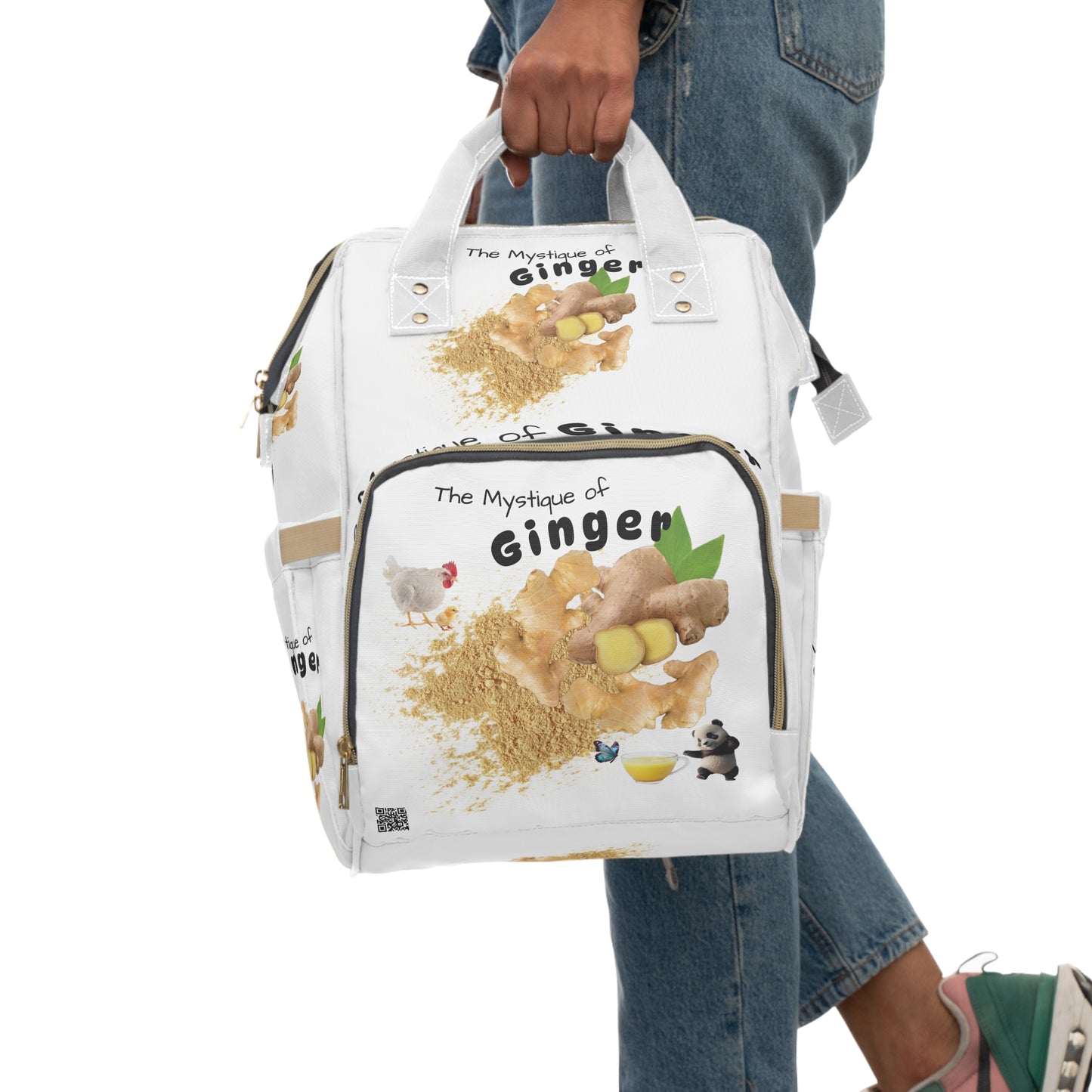 The Mystique of Ginger -  Greenery Multifunctional Backpack