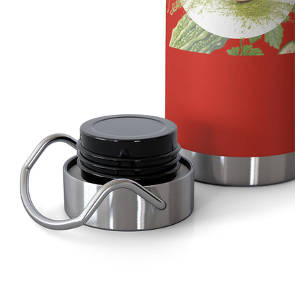 Insulated Water Bottle – 'Bitter Melon' Botanical Copper Vacuum 22oz