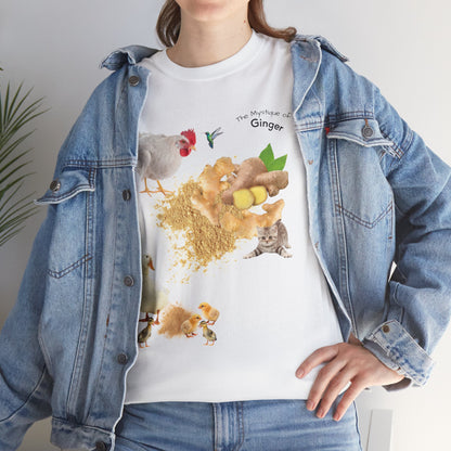 Ginger Tee - The Mystique of Ginger Powder Unisex Heavy Cotton Shirt