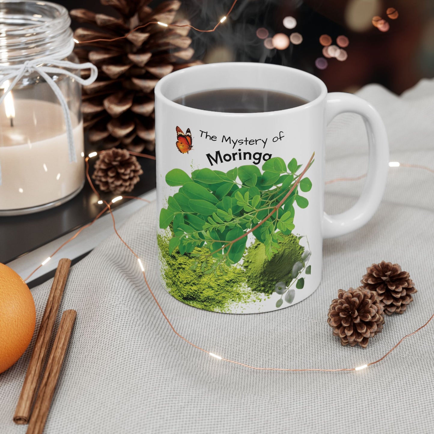 Moringa mug - Farm Fresh Ceramic Mug - Perfect for Coffee Lovers.