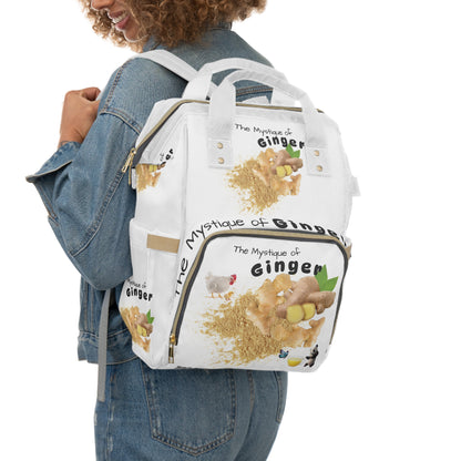 The Mystique of Ginger -  Greenery Multifunctional Backpack