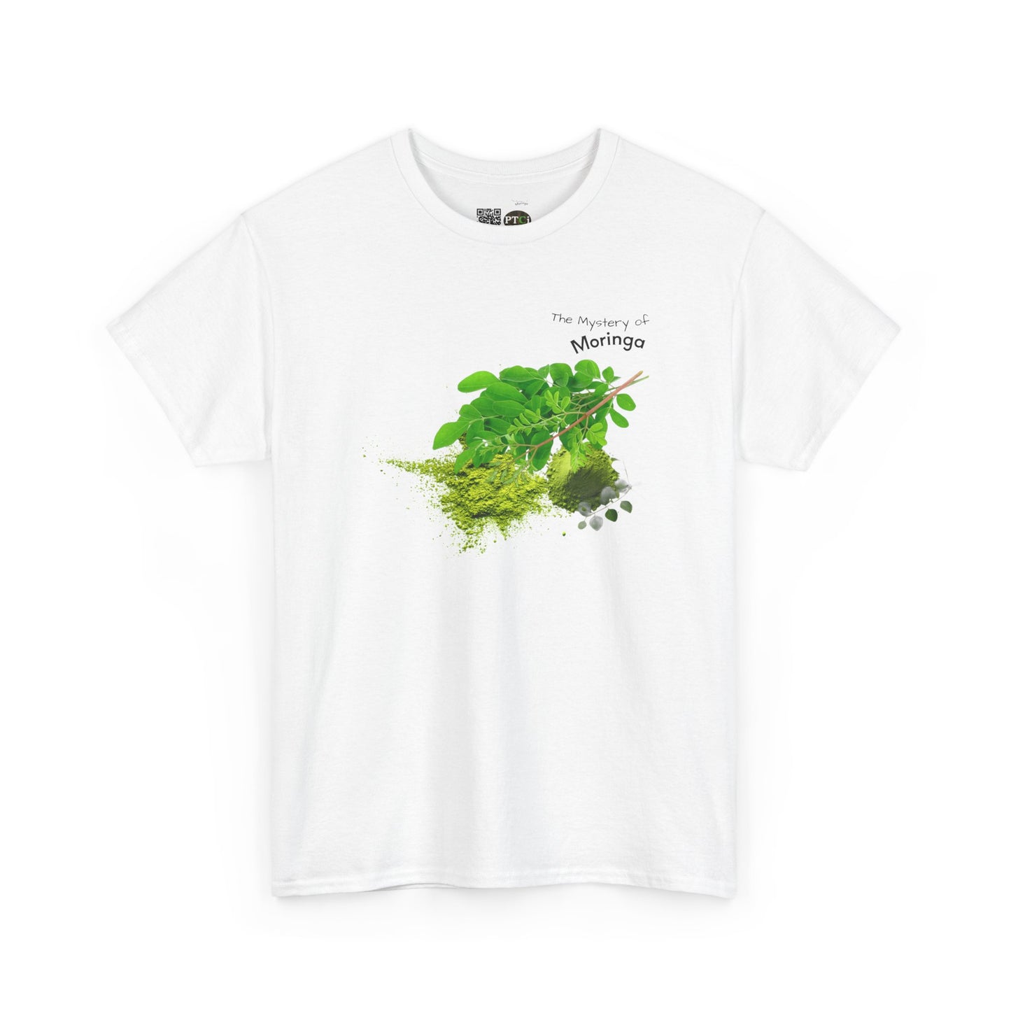Moringa Tee ( Simple )  - The Mystery of Moringa Powder Unisex Heavy Cotton Shirt