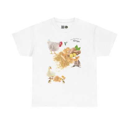 Ginger Tee - The Mystique of Ginger Powder Unisex Heavy Cotton Shirt