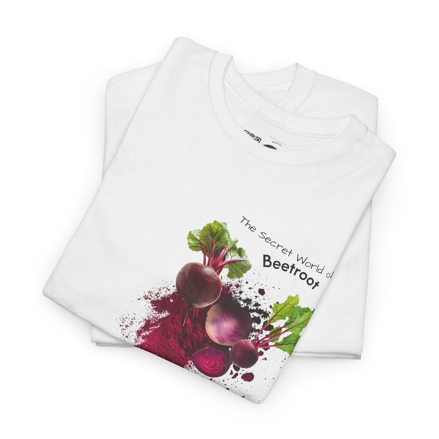 Beetroot Tee ( Simple )  - The Secret world of beetroot Powder Unisex Heavy Cotton Shirt