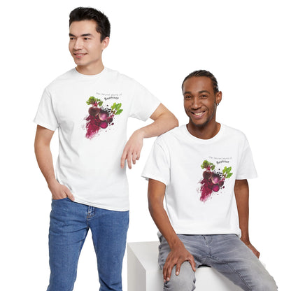 Beetroot Tee ( Simple )  - The Secret world of beetroot Powder Unisex Heavy Cotton Shirt