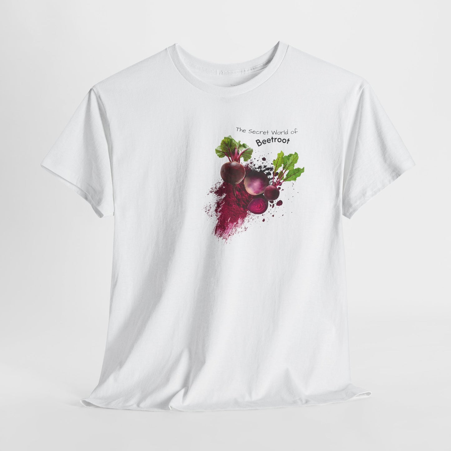 Beetroot Tee ( Simple )  - The Secret world of beetroot Powder Unisex Heavy Cotton Shirt