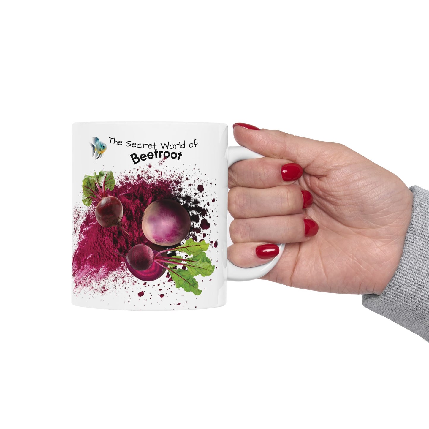 Beetroot mug - Farm Fresh Ceramic Mug - Perfect for Coffee Lovers.