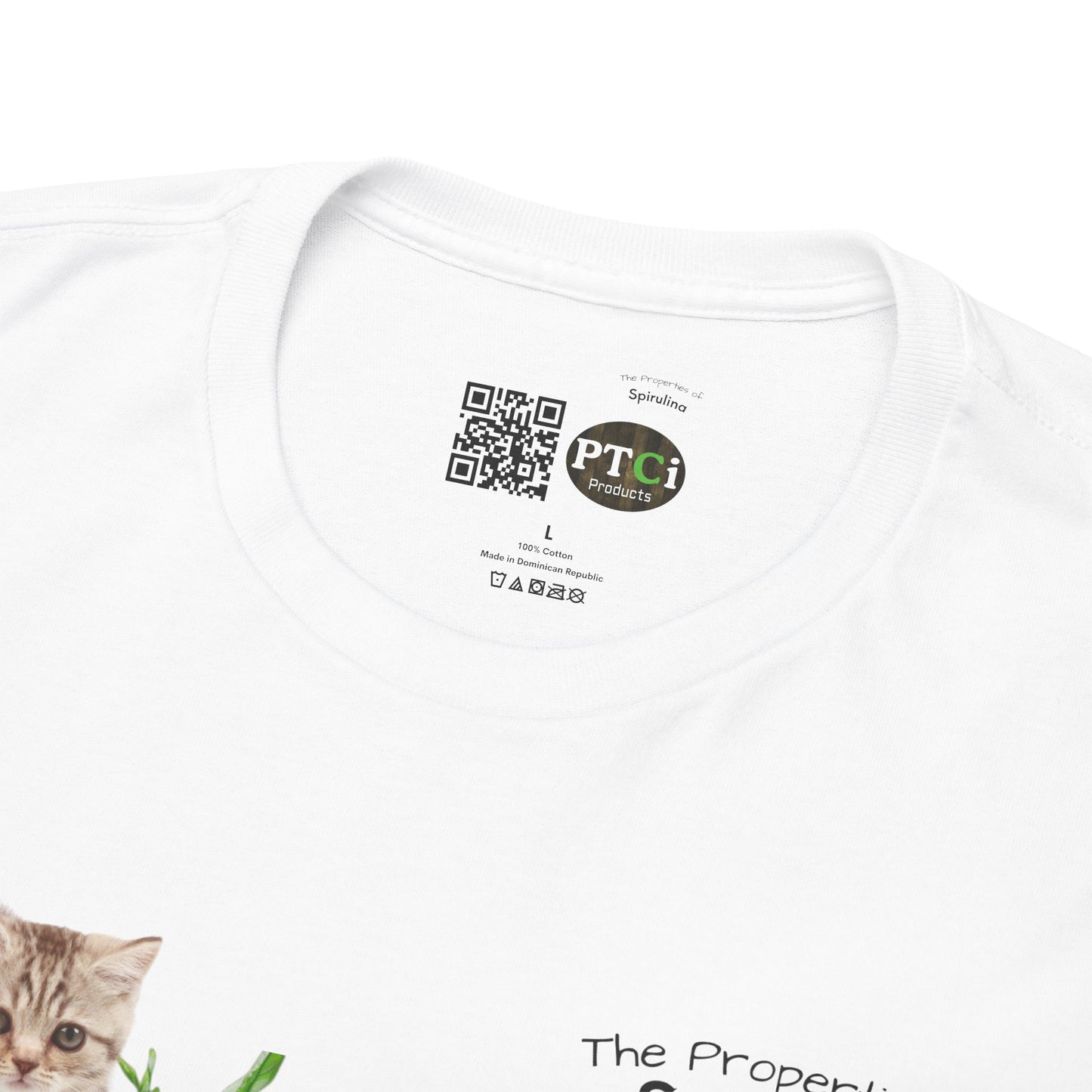 Spirulina Tee - The Properties of Spirulina Powder Unisex Heavy Cotton Shirt