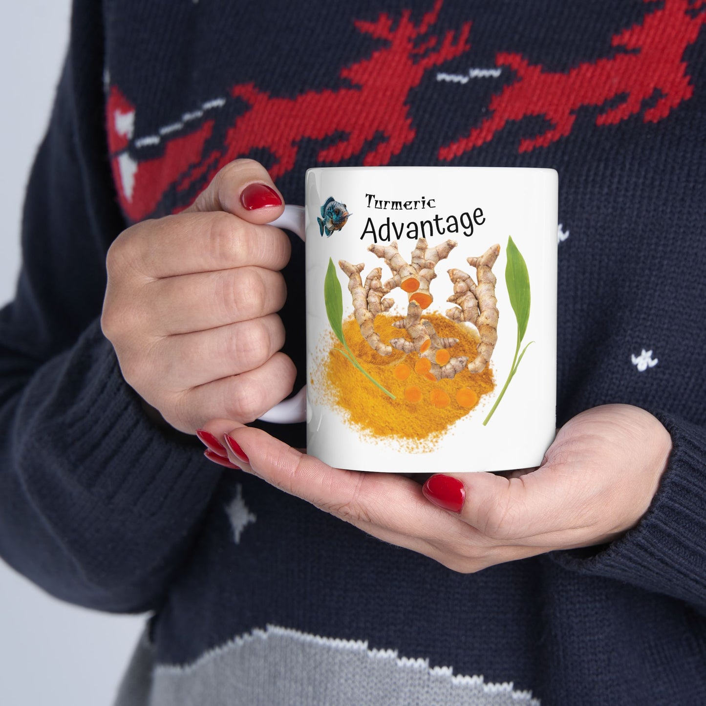 Turmeric mug - Farm Fresh Ceramic Mug - Perfect for Coffee Lovers.