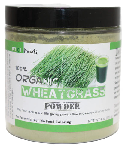 100% ORGANIC WHEAT GRASS POWDER - 4oz
