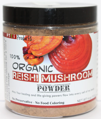 100% REISHI MUSHROOM POWDER - 4oz