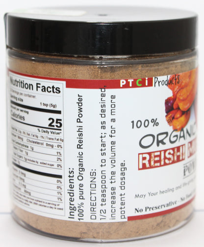 100% REISHI MUSHROOM POWDER - 4oz