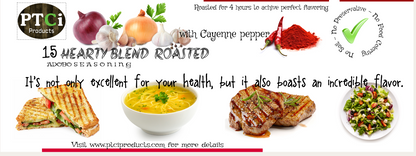 15 Hearty blend roasted adobo seasoning ( 2oz ) -  With ORGANIC CAYENNE