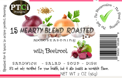 15 Hearty blend roasted adobo seasoning ( 2oz ) -  With BEETROOT 100% organic