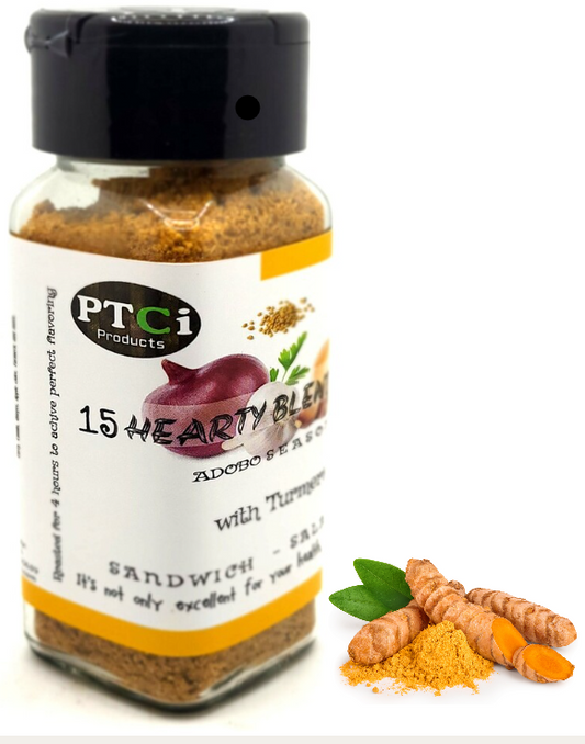 15 Hearty blend roasted adobo seasoning ( 2oz ) -  With ORGANIC TURMERIC