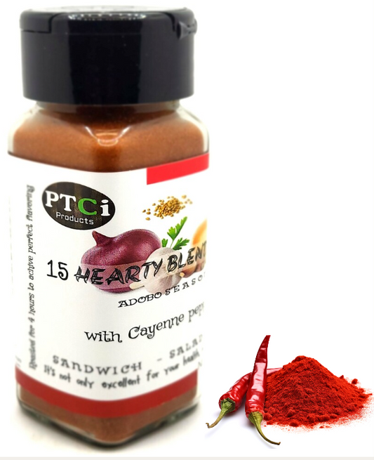 15 Hearty blend roasted adobo seasoning ( 2oz ) -  With ORGANIC CAYENNE