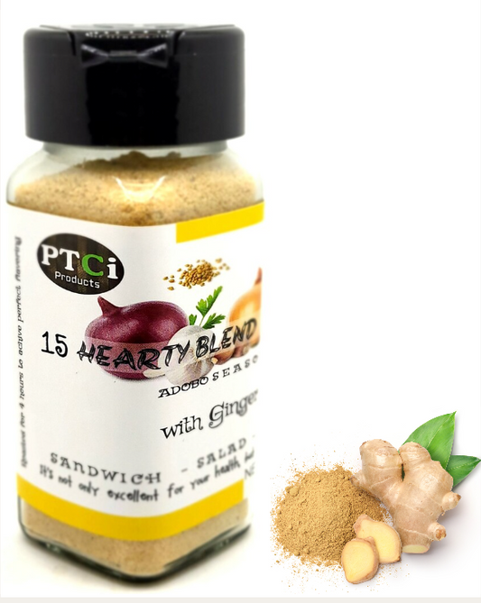 15 Hearty blend roasted adobo seasoning ( 2oz ) -  With ORGANIC GINGER