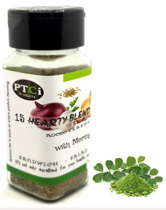 15 Hearty blend roasted adobo seasoning ( 2oz ) -  With ORGANIC MORINGA