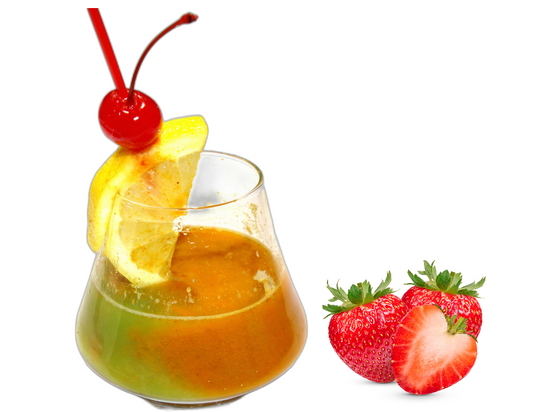 The Good Cocktail  fresh with pulp ( 7oz )  - 100% all natural with Strawberry