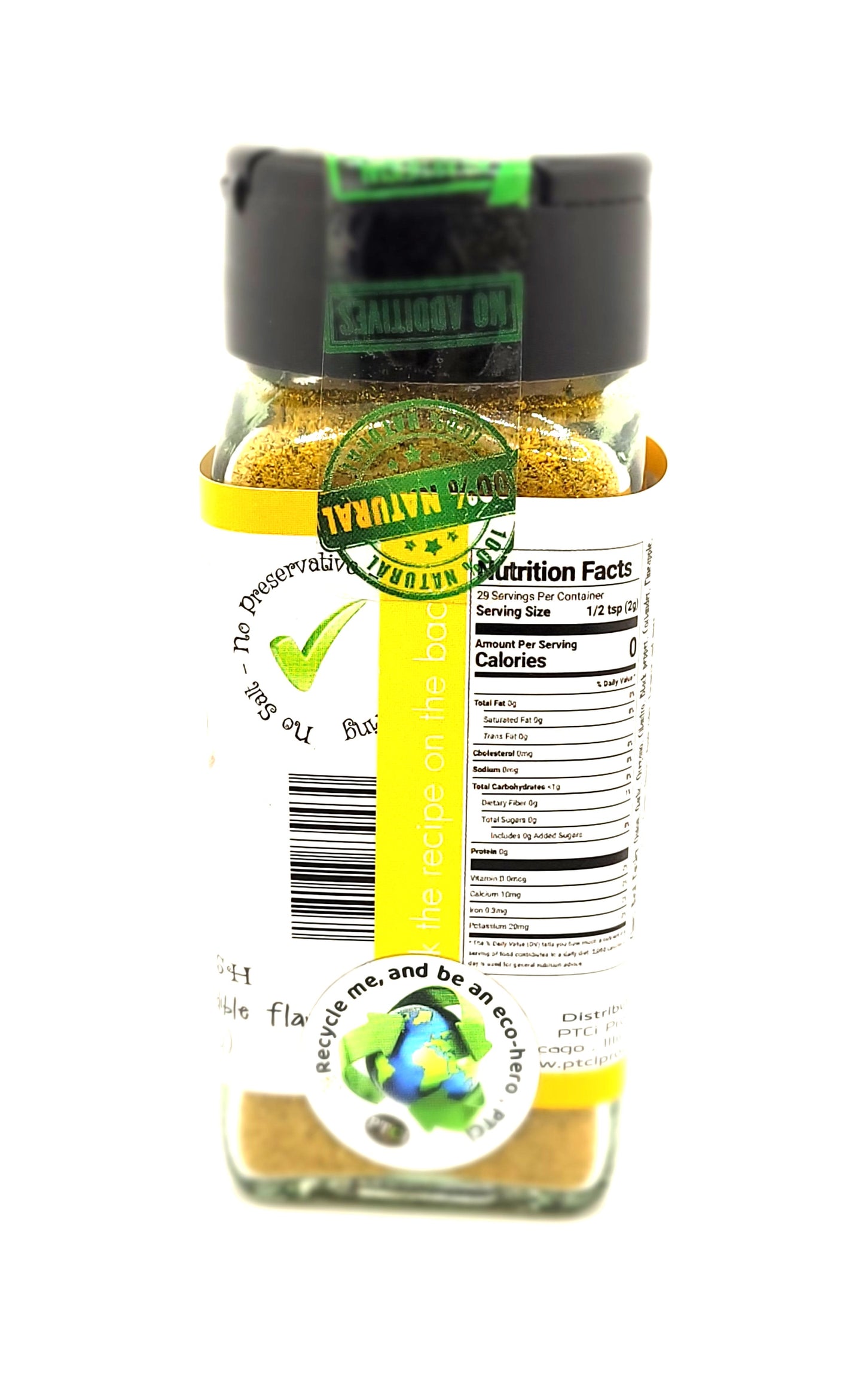 15 Hearty blend roasted adobo seasoning ( 2oz ) -  With TURMERIC 100% organic