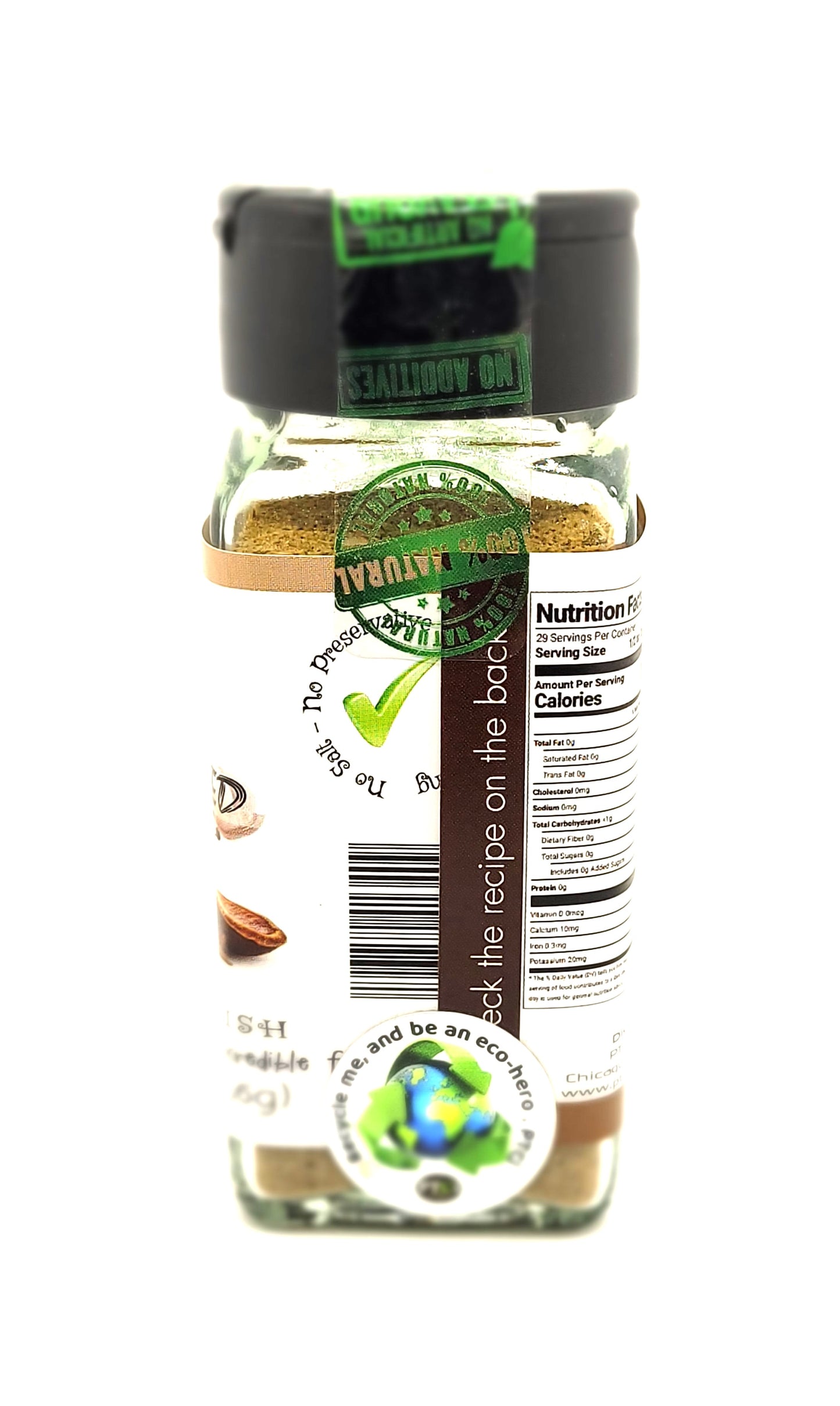 15 Hearty blend roasted adobo seasoning ( 2oz ) -  With REISHI 100% organic