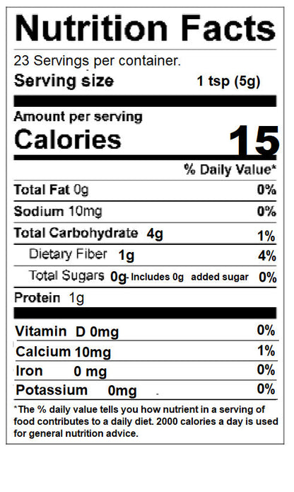 100% ORGANIC LEMON POWDER - 4 Ounce