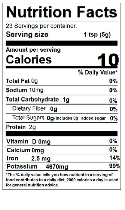 100% ORGANIC SPIRULINA POWDER - 4 oz